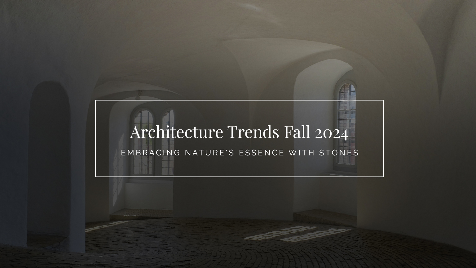 Architecture Trends Fall 2024
