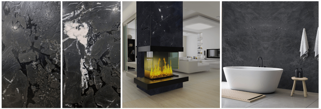 O poder do contraste no design com pedras naturais