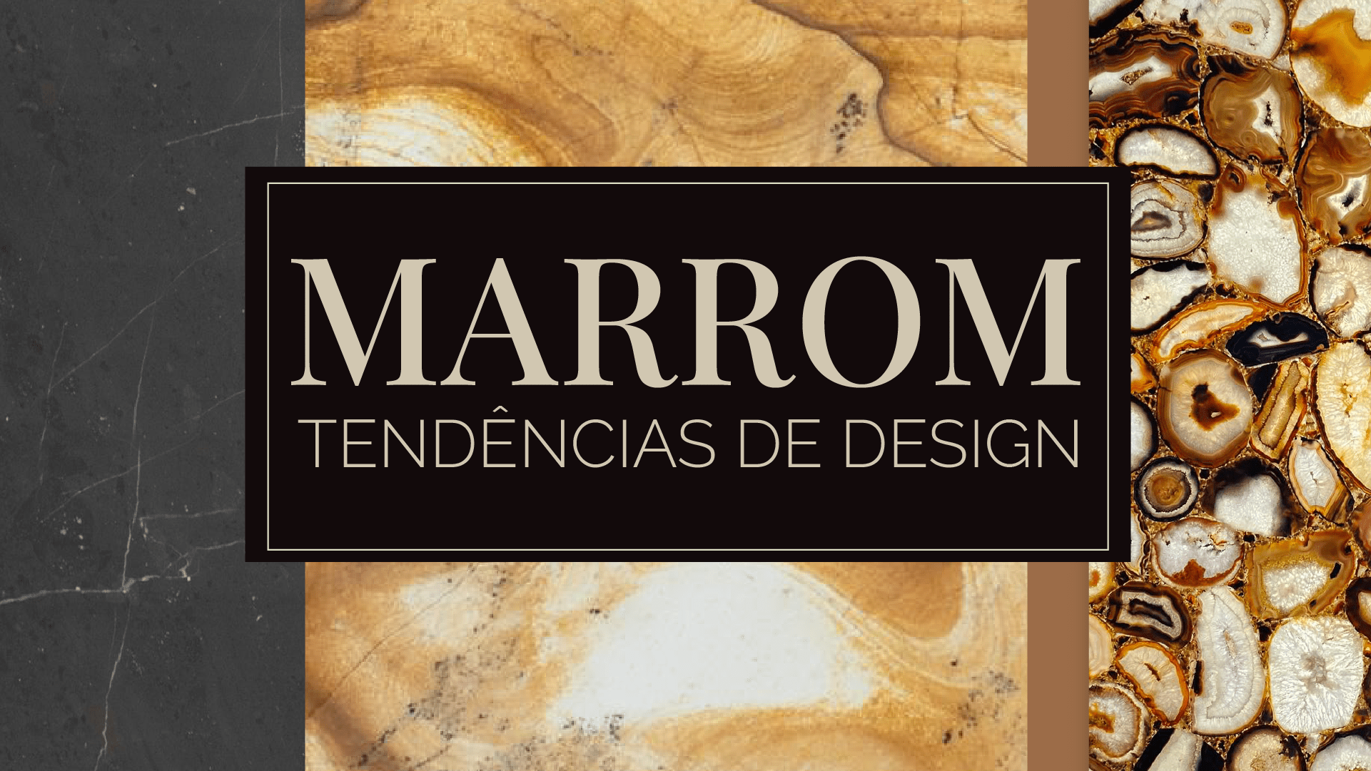 Marrom tendências de design