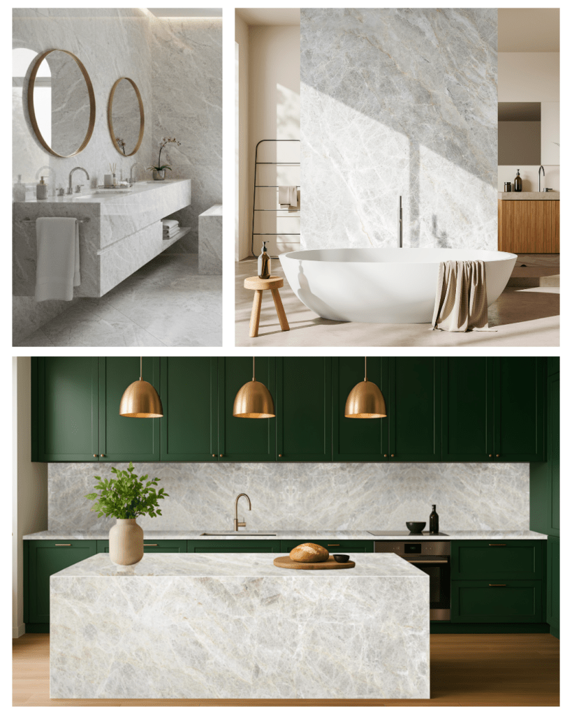 Quartzito Avalon: serenidade estética com performance no uso