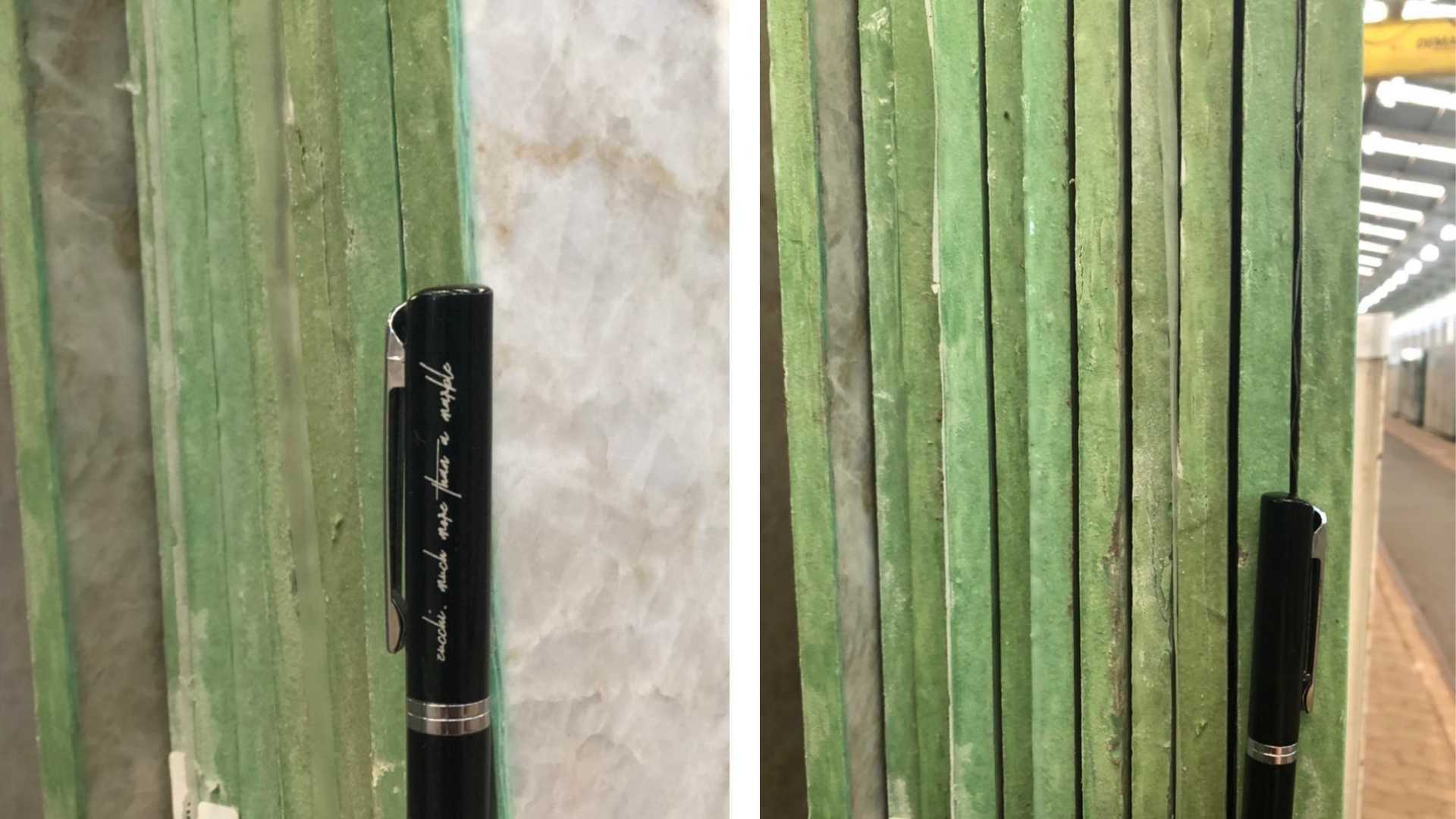 Slabs are thin like a pen.