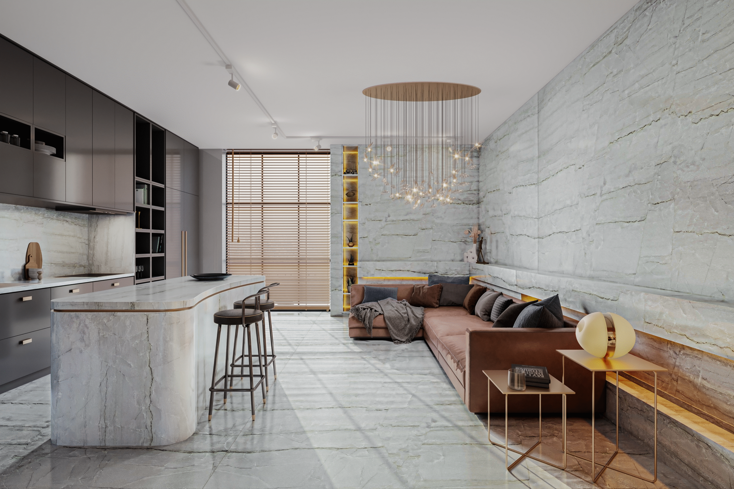 Pedra decorativa premium para ambientes internos e externos com toque natural e sofisticado.