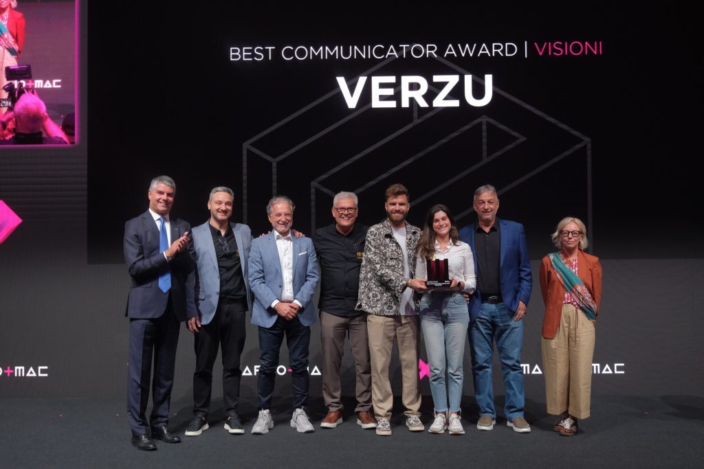 Verzu é premiada na Marmomac 2025 com o Best Communicator Award