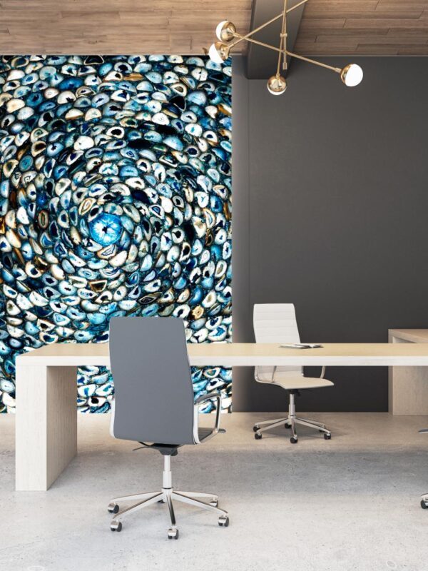 Agata Blue Spiral