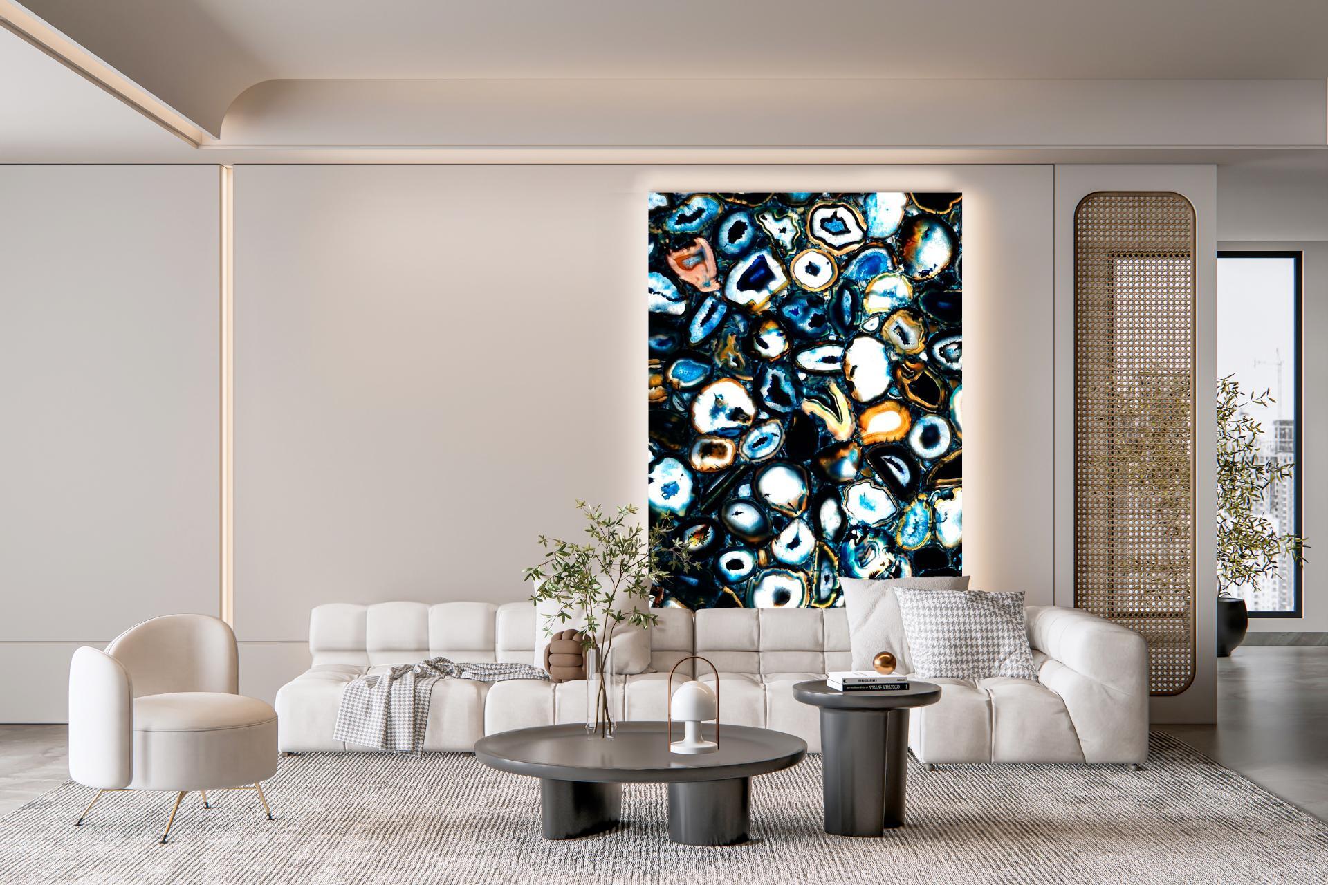 Agata Blue Dark