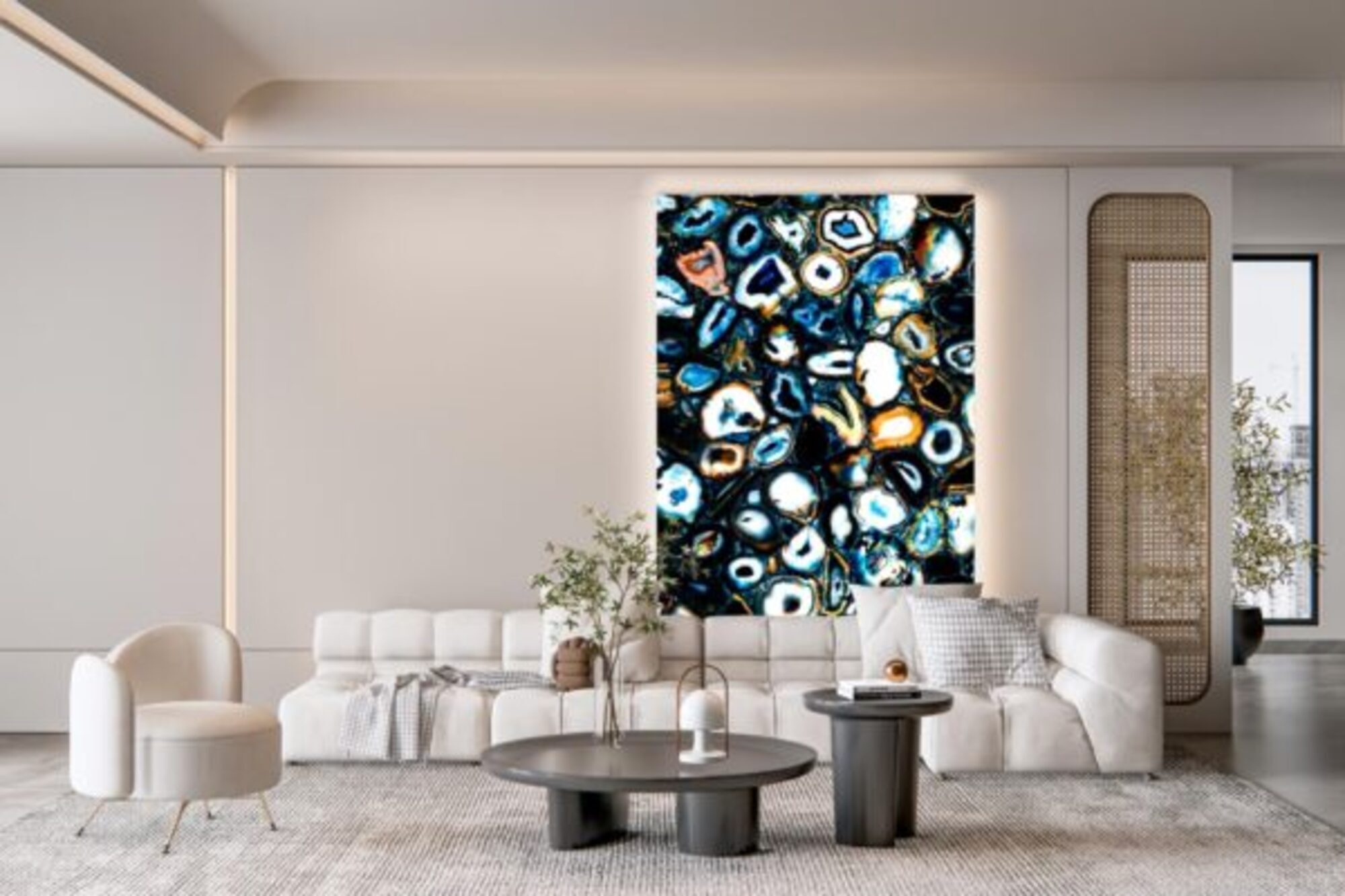 Agata Blue Dark