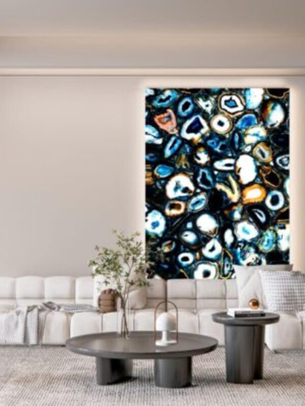 Agata Blue Dark