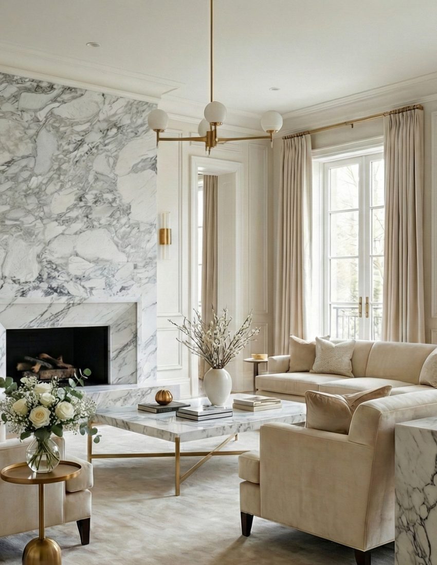 Refined Classics: A elegância atemporal do mármore